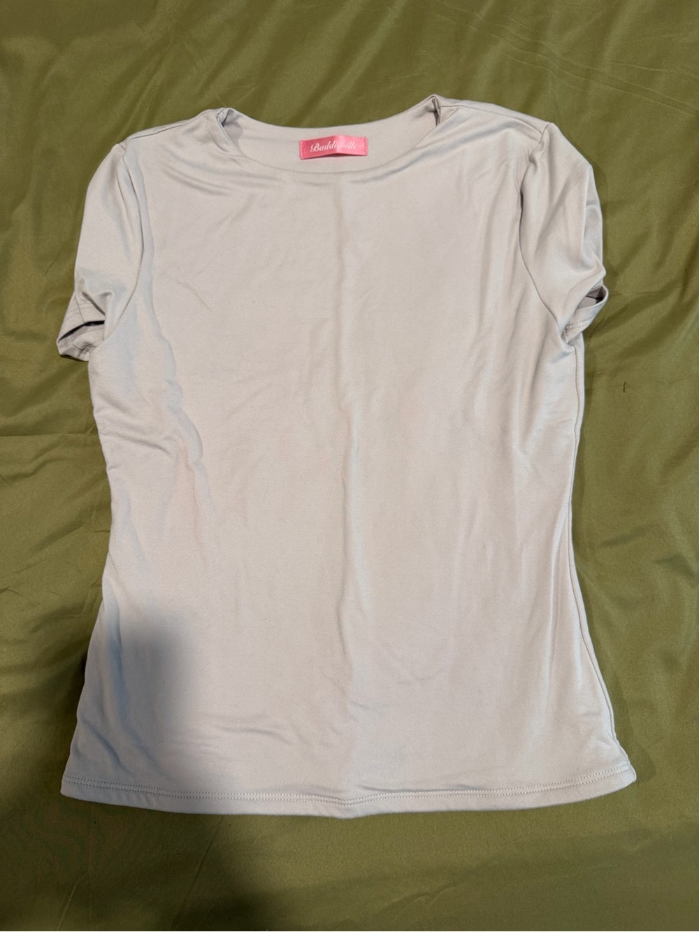Light Gray Crew Neck Women’s Tee